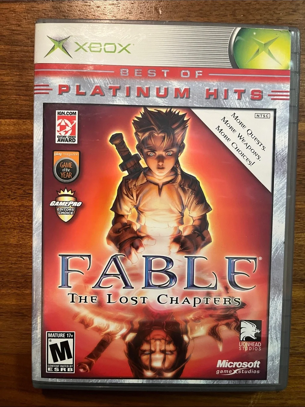 Fable: The Lost Chapters (Best of Platinum Hits edition) Original Xbox CIB